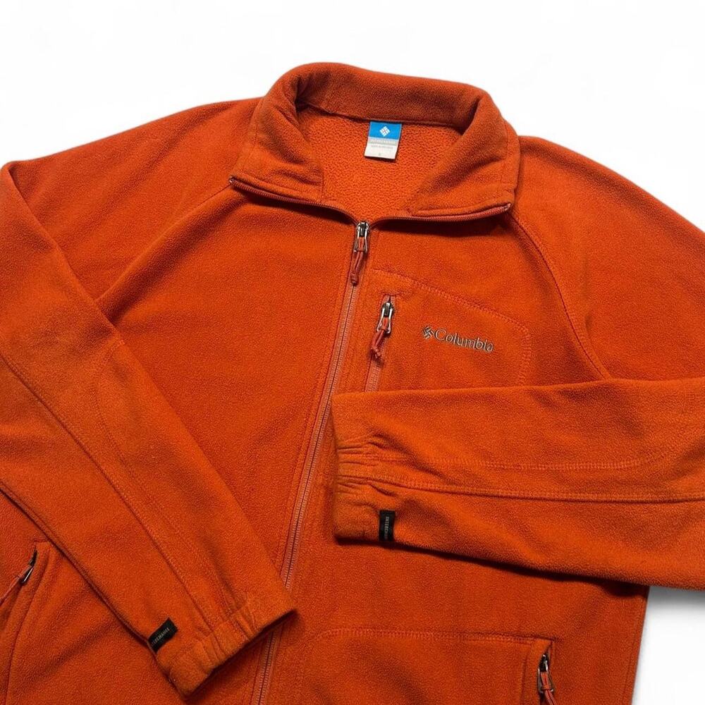 Columbia burnt orange interchange fleece